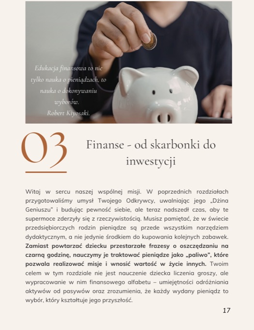 Bonusowy rozdział: Finanse od skarbonki do pierwszej inwestycji