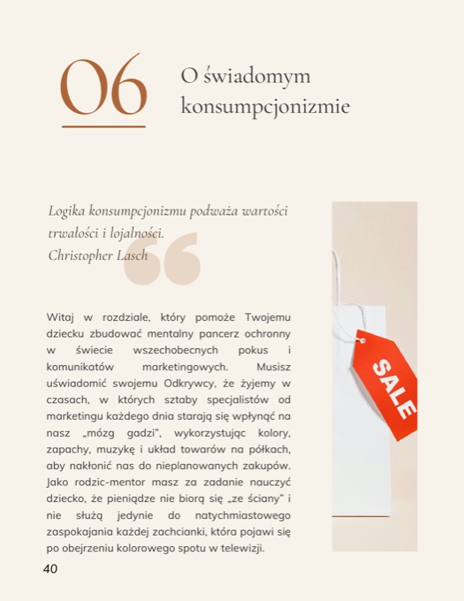 Bonusowy rozdział: O świadomym konsumpcjonizmie